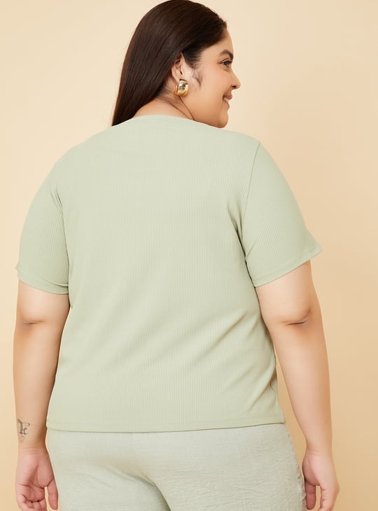Women Ribbed T-shirt