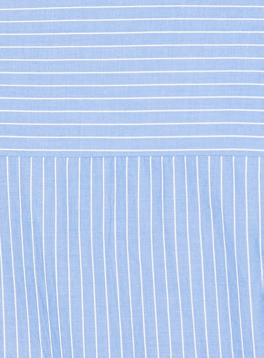 Women Oversized Striped Shirt