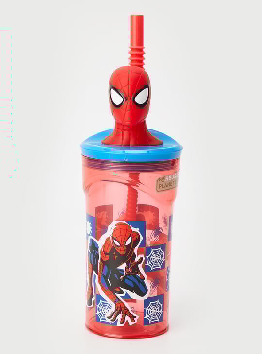 Kids Spiderman Print Sipper Tumbler