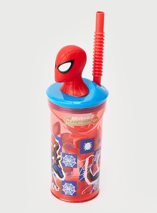 Kids Spiderman Print Sipper Tumbler