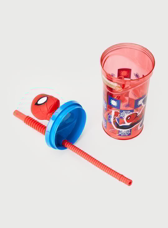 Kids Spiderman Print Sipper Tumbler