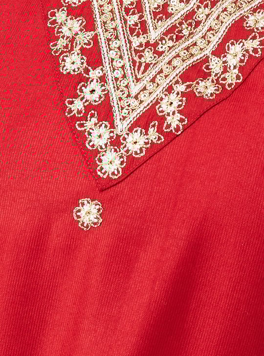 Women Embroidered A-line Kurta Set