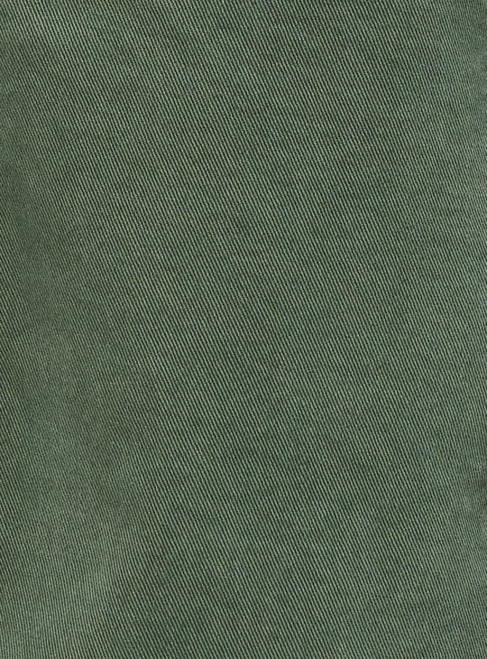 Men Carrot Fit Solid Jeans