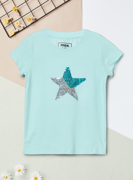 Girls Sequins T-shirt