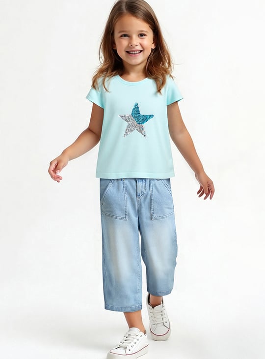 Girls Sequins T-shirt