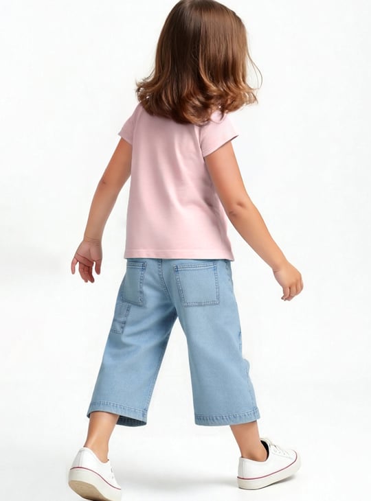 Girls Graphic Print T-shirt