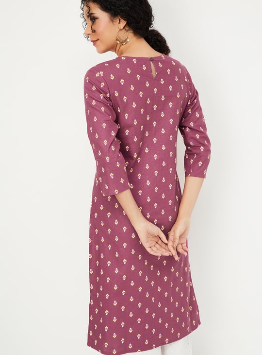 Women Printed Straight Kurta