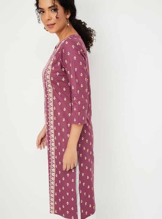 Women Printed Straight Kurta