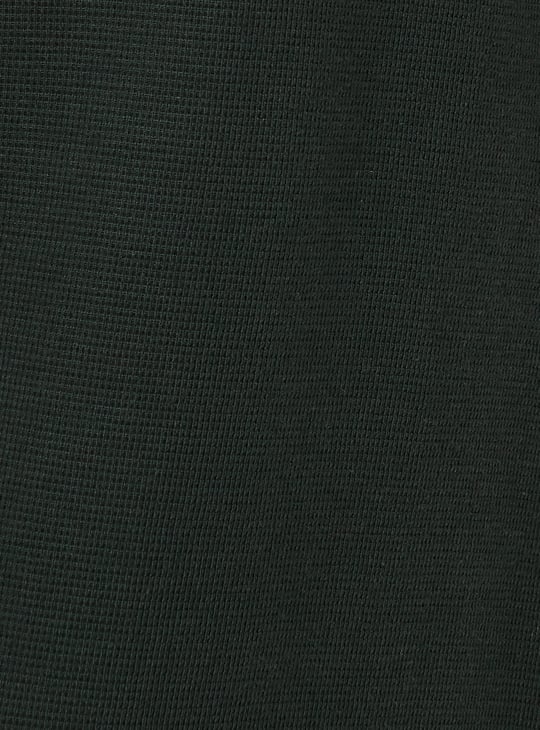 Men Textured Regular Fit Polo T-shirt