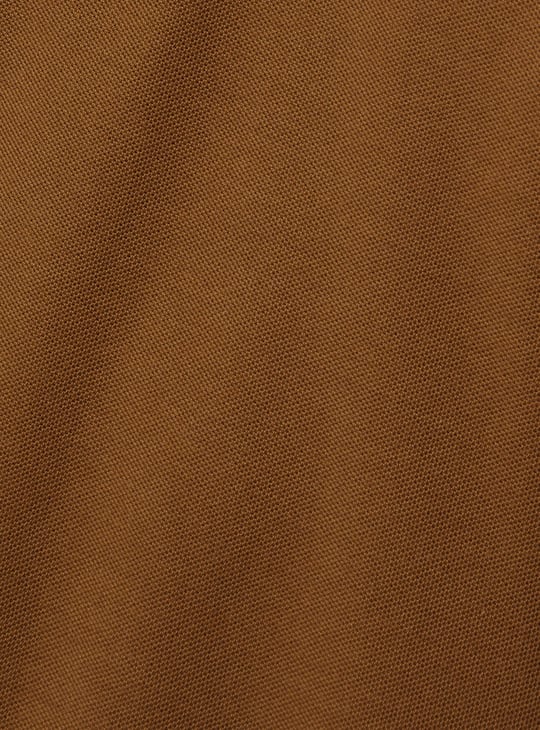 Men Textured Polo T-shirt