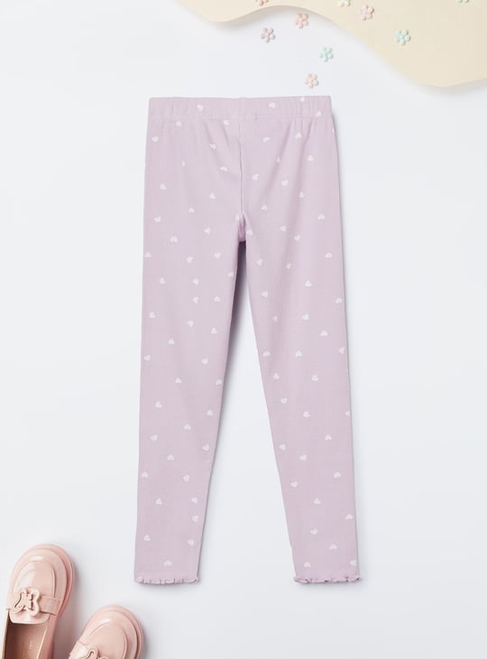 Girls Ribbed Leggings