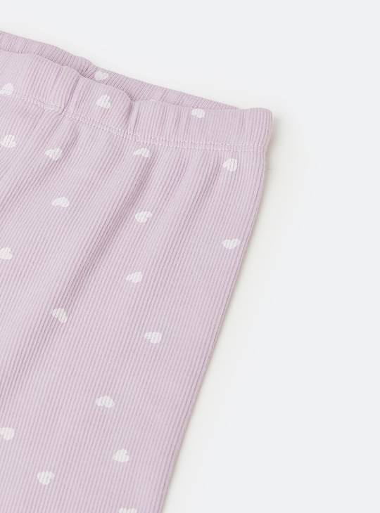 Girls Ribbed Leggings