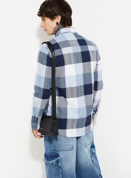 URB_N Men's Checked Regular Fit Shirt