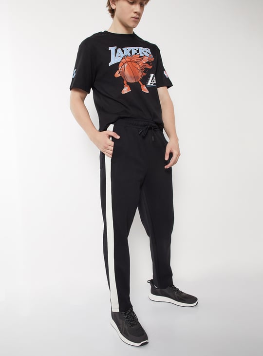Men Side Taped Sports Track Pants