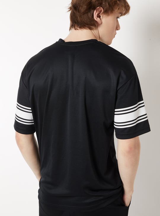 Men NFL Printed Oversized Sports T-shirt