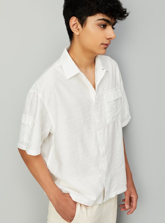 Boys Textured Shirt