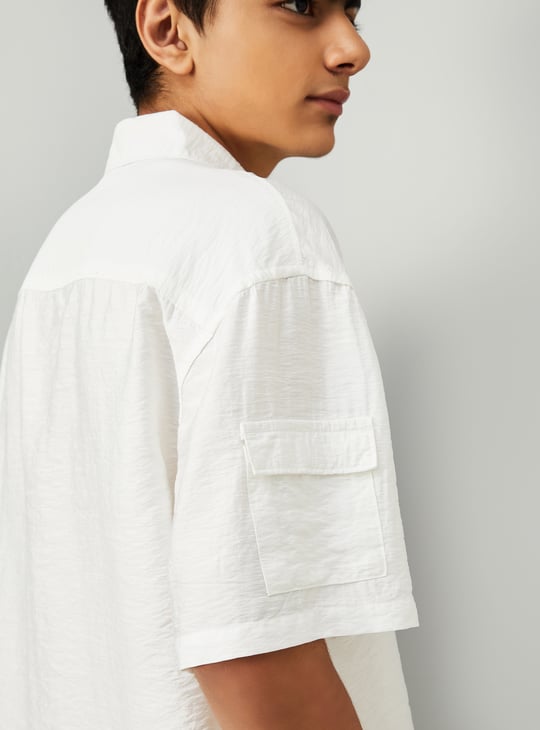 Boys Textured Shirt