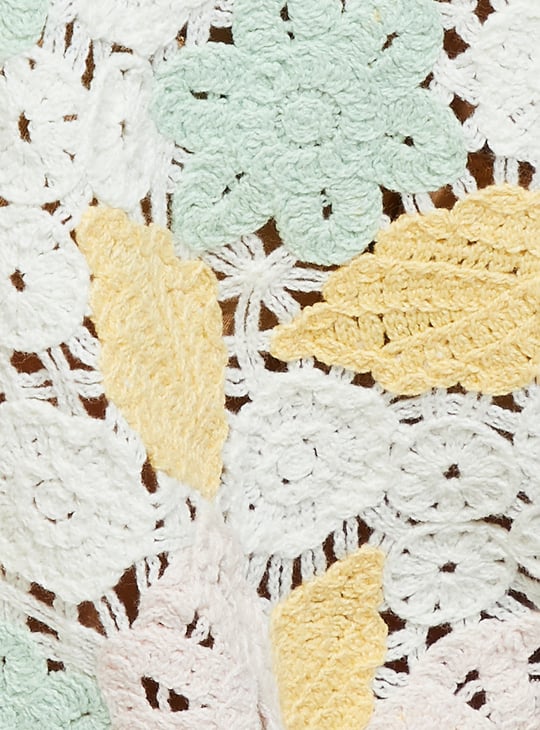 URB_N Women Crochet Knit Top