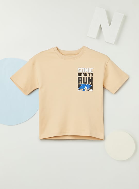 Boys Sonic the Hedgehog Print T-shirt