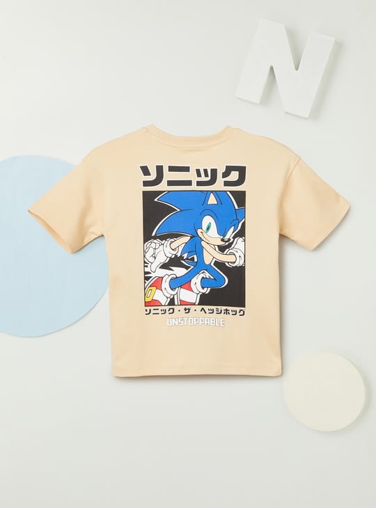 Boys Sonic the Hedgehog Print T-shirt