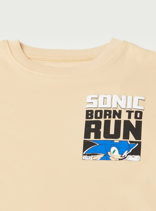 Boys Sonic the Hedgehog Print T-shirt