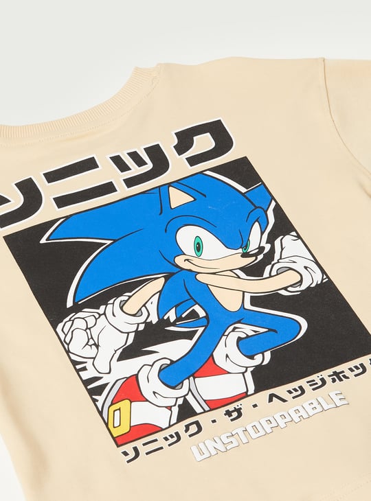 Boys Sonic the Hedgehog Print T-shirt