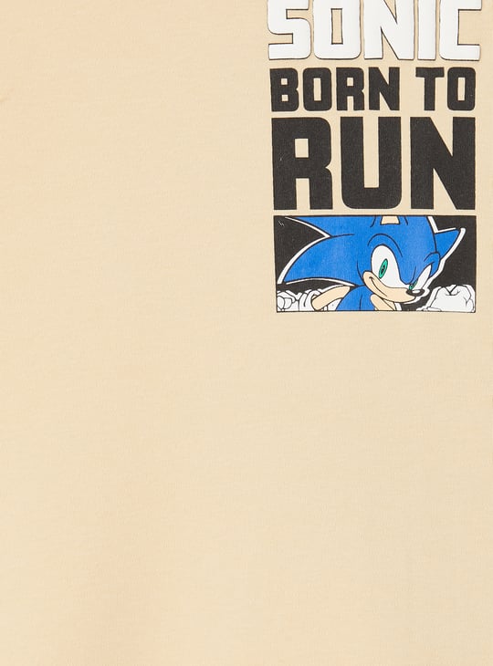 Boys Sonic the Hedgehog Print T-shirt