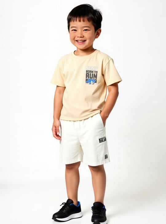 Boys Sonic the Hedgehog Print T-shirt