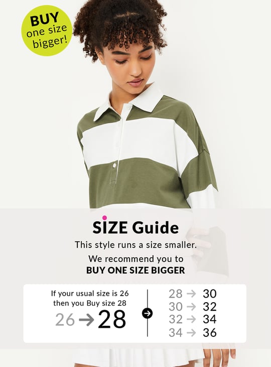 Women Striped Sports Polo T-shirt