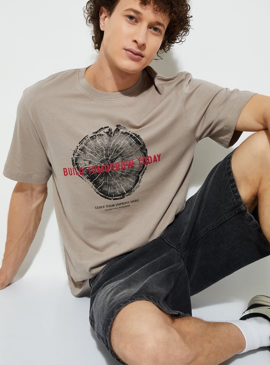 URB_N Men Graphic Print T-shirt