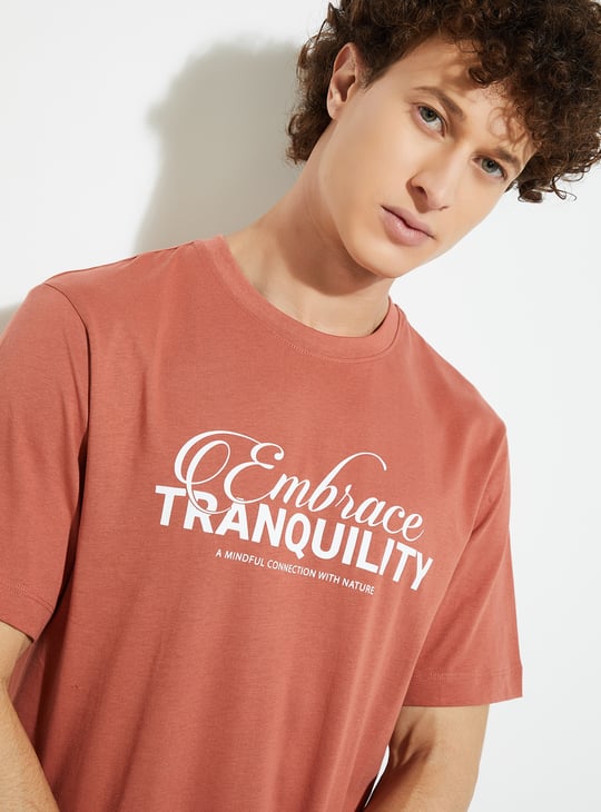 URB_N Men Typographic Print T-shirt