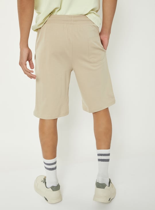 Boys Solid Cargo Shorts