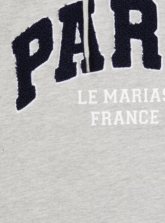 Girls Chenille Embroidered T-shirt Dress