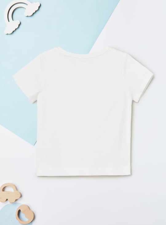 Boys Striped Dungaree and T-shirt