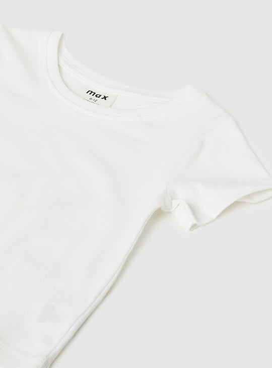 Boys Striped Dungaree and T-shirt