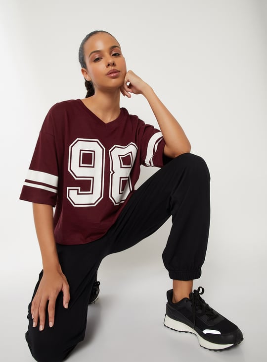 Women Printed Boxy Fit T-shirt