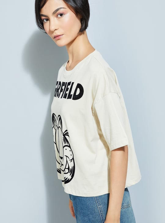 URB_N Women Garfield Boxy Fit T-shirt