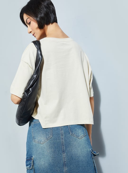 URB_N Women Garfield Boxy Fit T-shirt