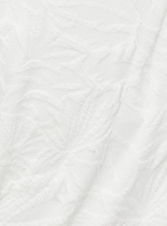 Women Floral Textured Midi Dress