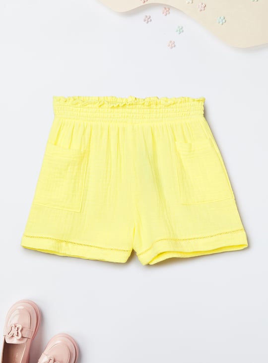 Girls Textured Shorts