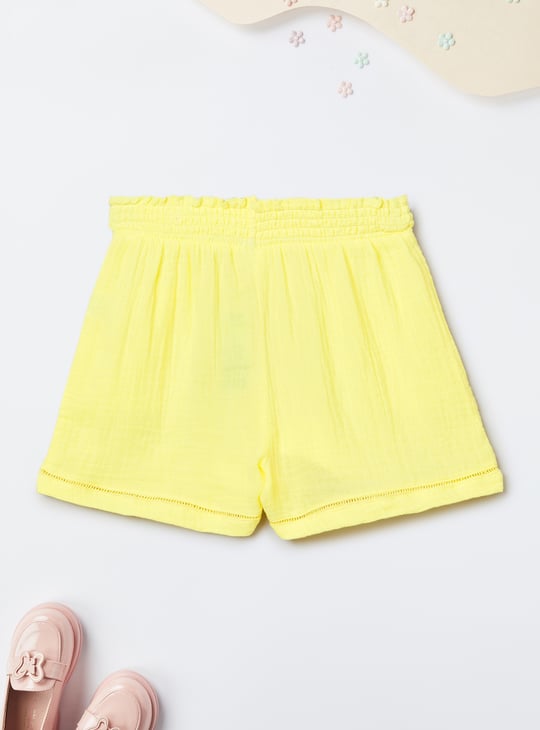 Girls Textured Shorts