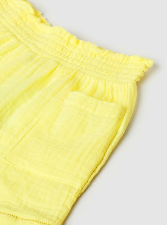 Girls Textured Shorts