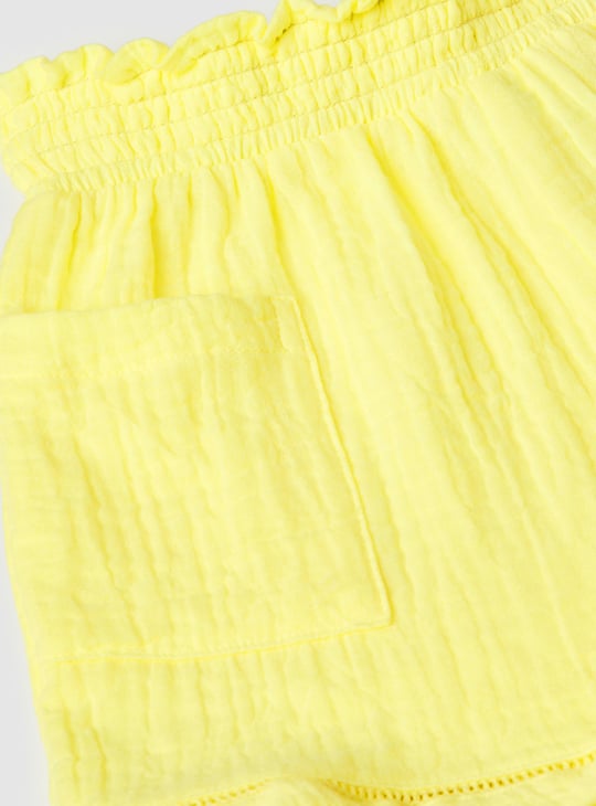 Girls Textured Shorts