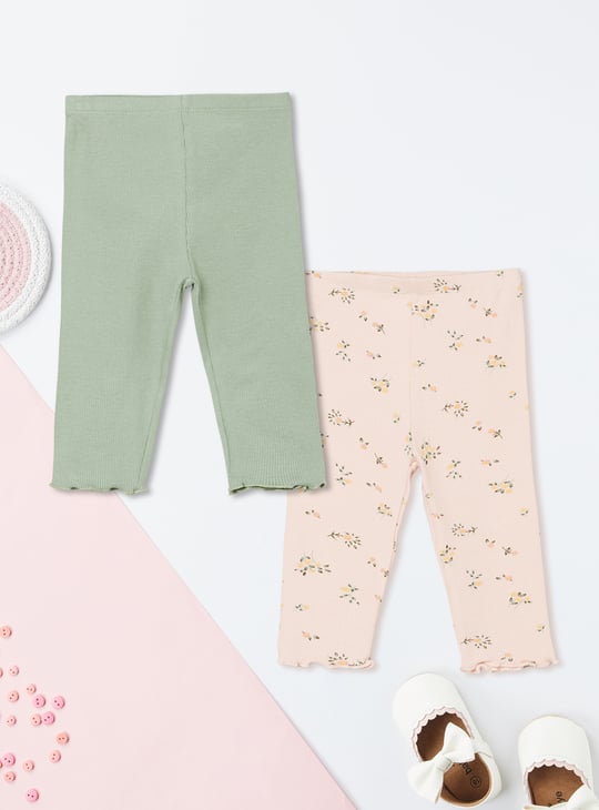 Girls Assorted Leggings - Pack of 2