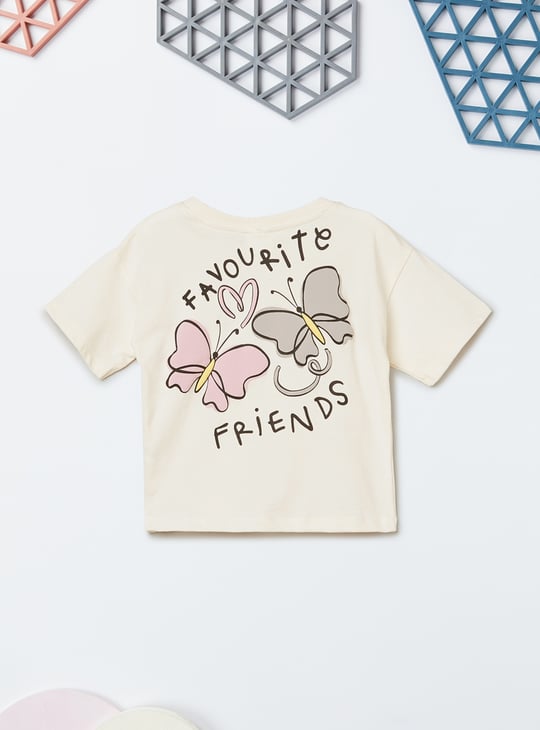 Girls Printed Shorts Set