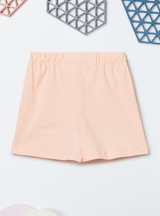 Girls Printed Shorts Set