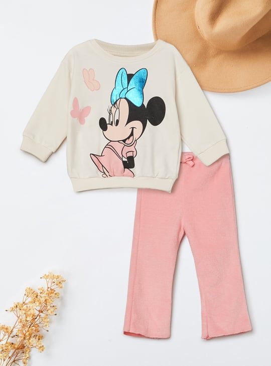 Girls Minnie Trousers Set