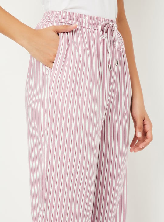 Women Striped Capri