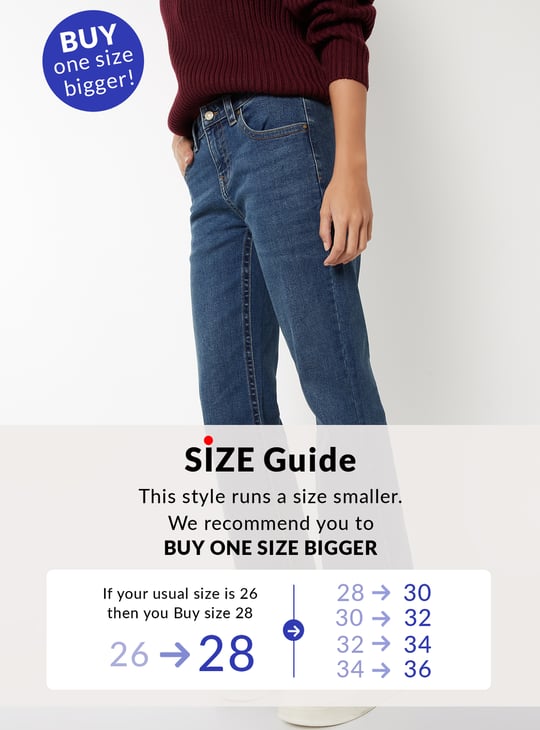 Women Washed High Rise Flare Jeans