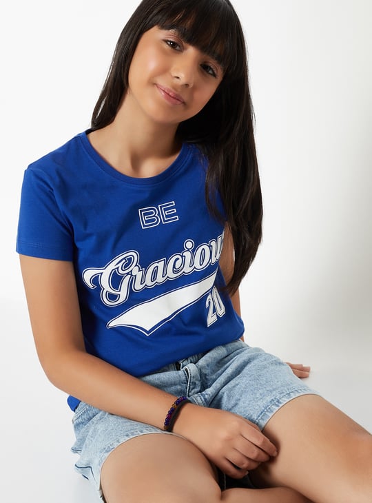 Girls Printed T-shirt - Pack of 2